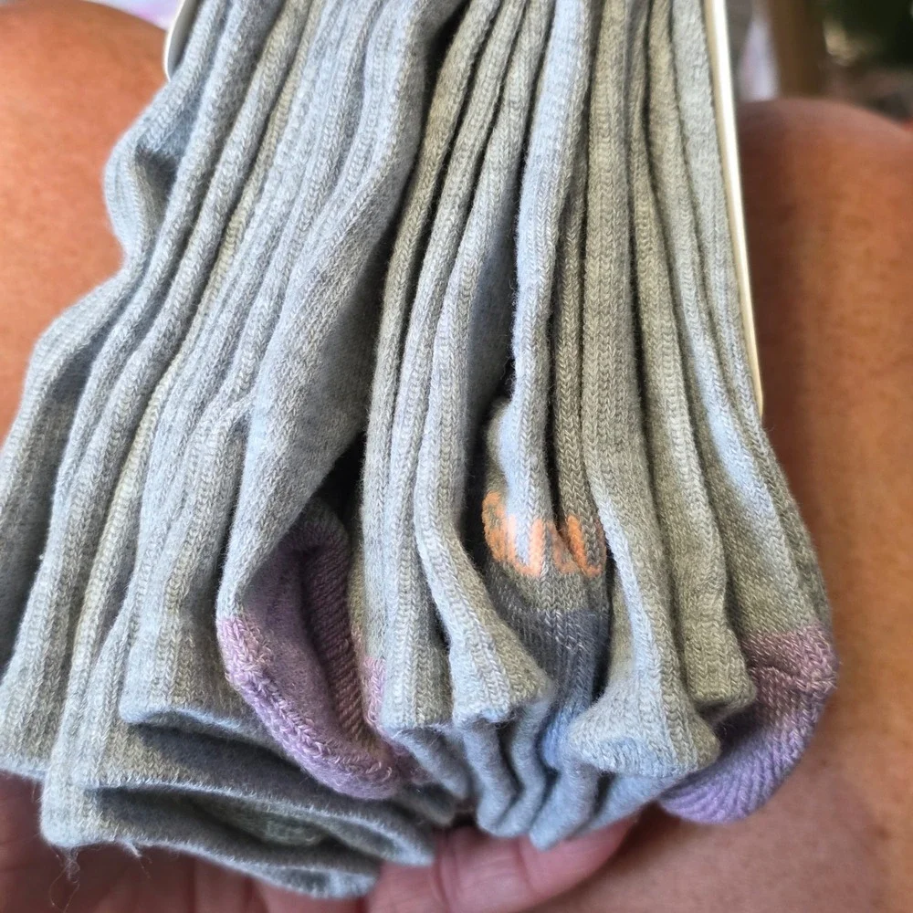 Hanes Womens X-Temp Comfort Fit Crew Socks 10 Pair Pack Extended Size 8-12 Multi